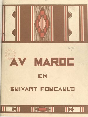 cover image of Au Maroc en suivant Foucauld